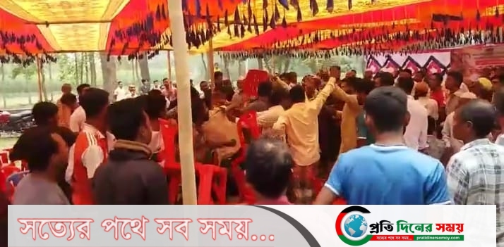 পাকুন্দিয়ায় ওয়ার্ড বিএনপির সম্মেলনে মারামারি, সম্মেলন পণ্ড